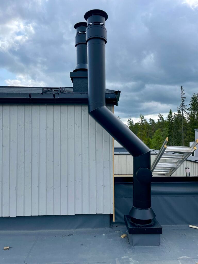 IMG 1423 Sertifisert Montør – Pipe Peis Montering Montering av Pipe