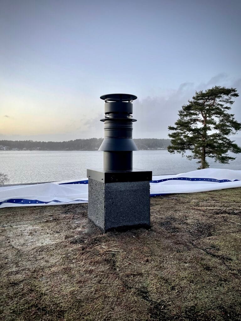 Montering av pipe i fredrikstad