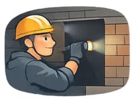 befaring og teknisk vurdering før pipeforing